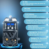 STAHLWERK CTM-416 PULS Pro Inverterschweißgerät 6-in-1 mit 160 A und Plasma-Schneider