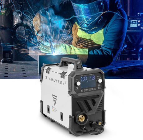 STAHLWERK MIG MAG 200 ST Digital MIG/MAG-Schweißanlage 200 A mit Zubehör