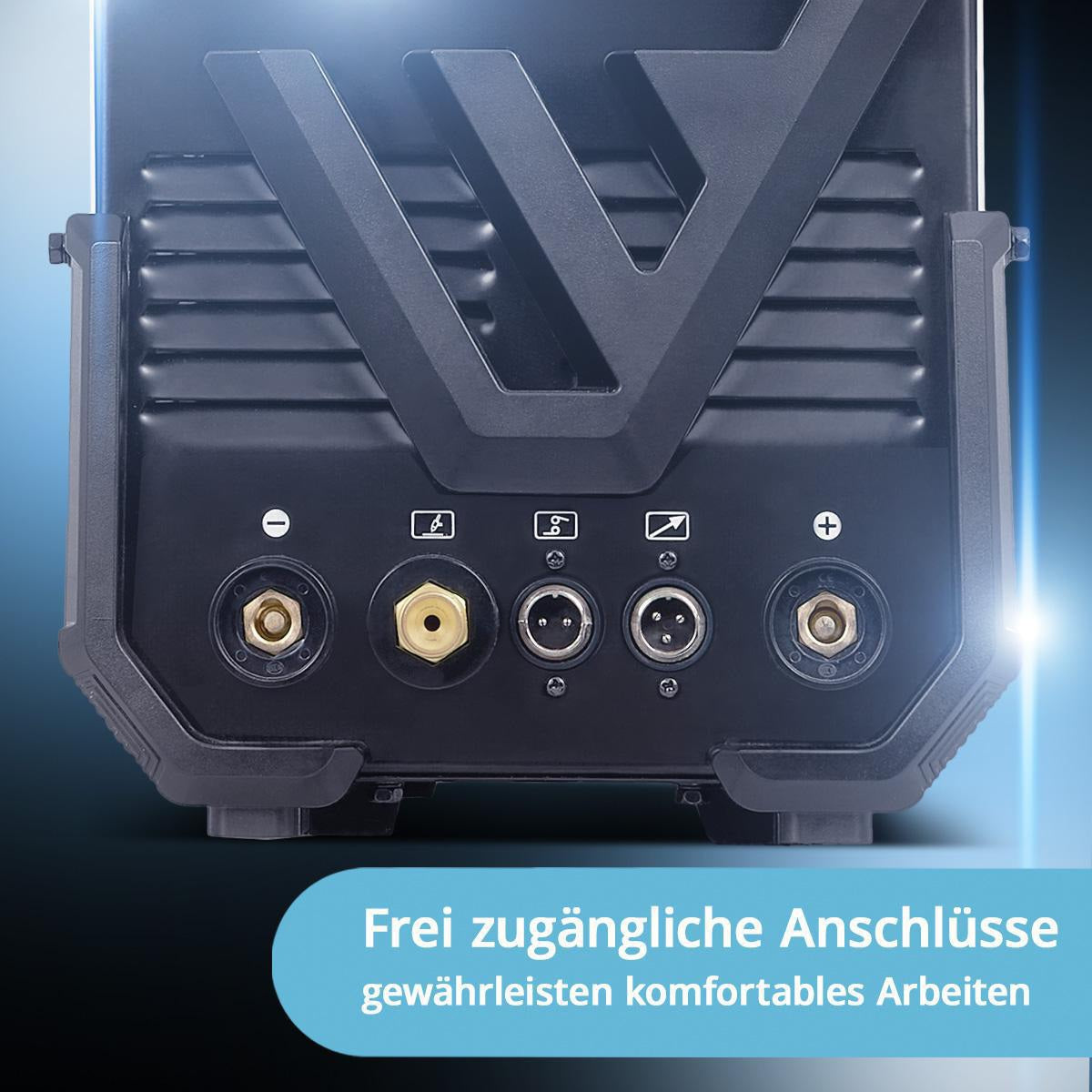 STAHLWERK AC/DC WIG 200 ST Digital Inverterschweißgerät – 3-in-1 WIG/MMA/Clean, 200 A, IGBT