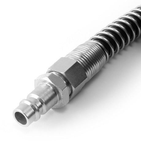 STAHLWERK Druckluftschlauch DS-05 ST 12 mm x 5000 mm Spiralschlauch mit Schnellkupplung
