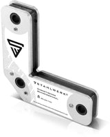 STAHLWERK Magnet-Schweißwinkel 95x95x14mm – 45°, 90° & 135° mit 25 lbs Haftkraft