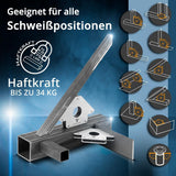 STAHLWERK Magnet-Schweißwinkel 50 lbs – 45°, 90° & 135° Winkelfixiergerät