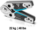 STAHLWERK Magnet-Schweißwinkel 48 lbs/22 kg – stufenlos 20°-200°