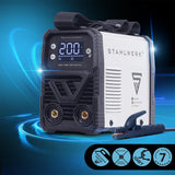 STAHLWERK Elektrodenschweißgerät ARC 200 MD Digital 10-200 A mit Zubehör