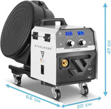 STAHLWERK MIG MAG 300 Pro Inverterschweißgerät 300 A IGBT mit Zubehör 3 m