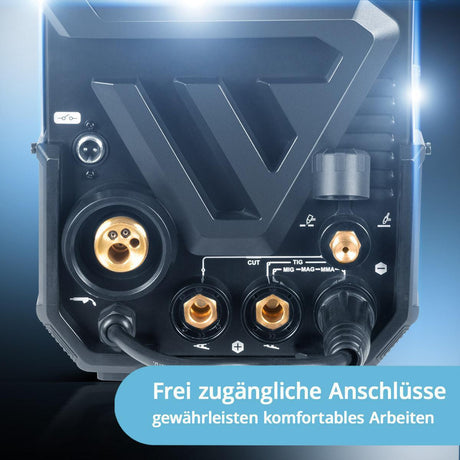 STAHLWERK CTM-250 Puls Pro Inverterschweißgerät 6-in-1 mit Plasmaschneider und 3m Zubehör