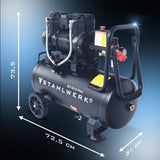 STAHLWERK Kompressor ST-310 Pro – 250 l/min, 8 bar, 30 l, ölfrei & flüsterleise