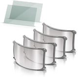 STAHLWERK Vorsatzscheiben-Set für BULLET Schweißhelm – 6er Set aus Polycarbonat