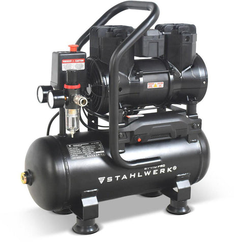 STAHLWERK Kompressor ST-110 Pro 250 l/min 8 bar 12 l ölfrei Brushless