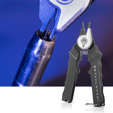 STAHLWERK Düsenzange 15-18mm – 4-in-1 MIG MAG Schweißzange für Gasdüsen