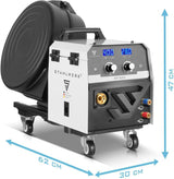 STAHLWERK MIG MAG 400 Pro Inverterschweißgerät – 400 A, Wasserkühlung, vollsynergisch