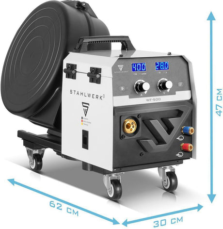 STAHLWERK MIG MAG 400 Pro Inverterschweißgerät – 400 A, Wasserkühlung, vollsynergisch