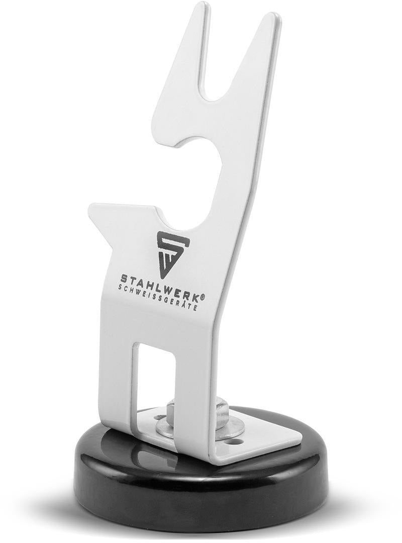 STAHLWERK Brennerhalter mit magnetischem Standfuß – Universelle Halterung für WIG, MIG und Plasma