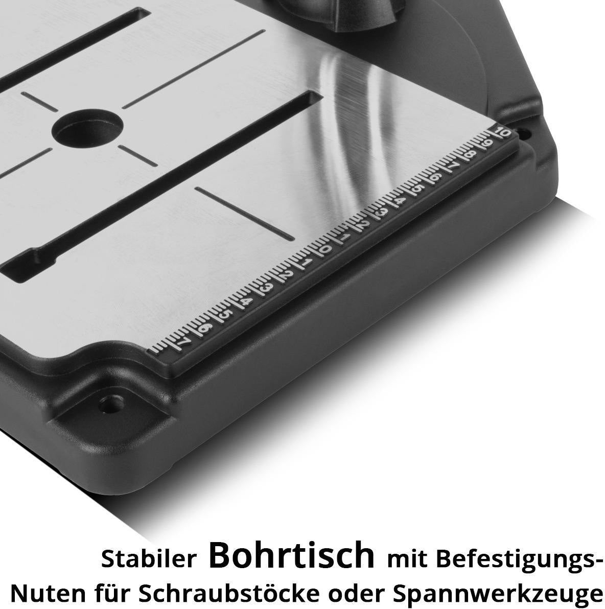 STAHLWERK MBD-800 ST Tischbohrmaschine – 800 W, Digitaldrehzahl, Lasermarkierung