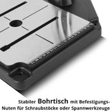 STAHLWERK MBD-800 ST Tischbohrmaschine – 800 W, Digitaldrehzahl, Lasermarkierung