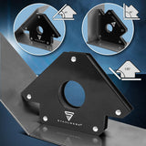 STAHLWERK Magnet-Schweißwinkel 34 kg / 75 lbs daN, 45° / 90° / 135°, 2er-Set