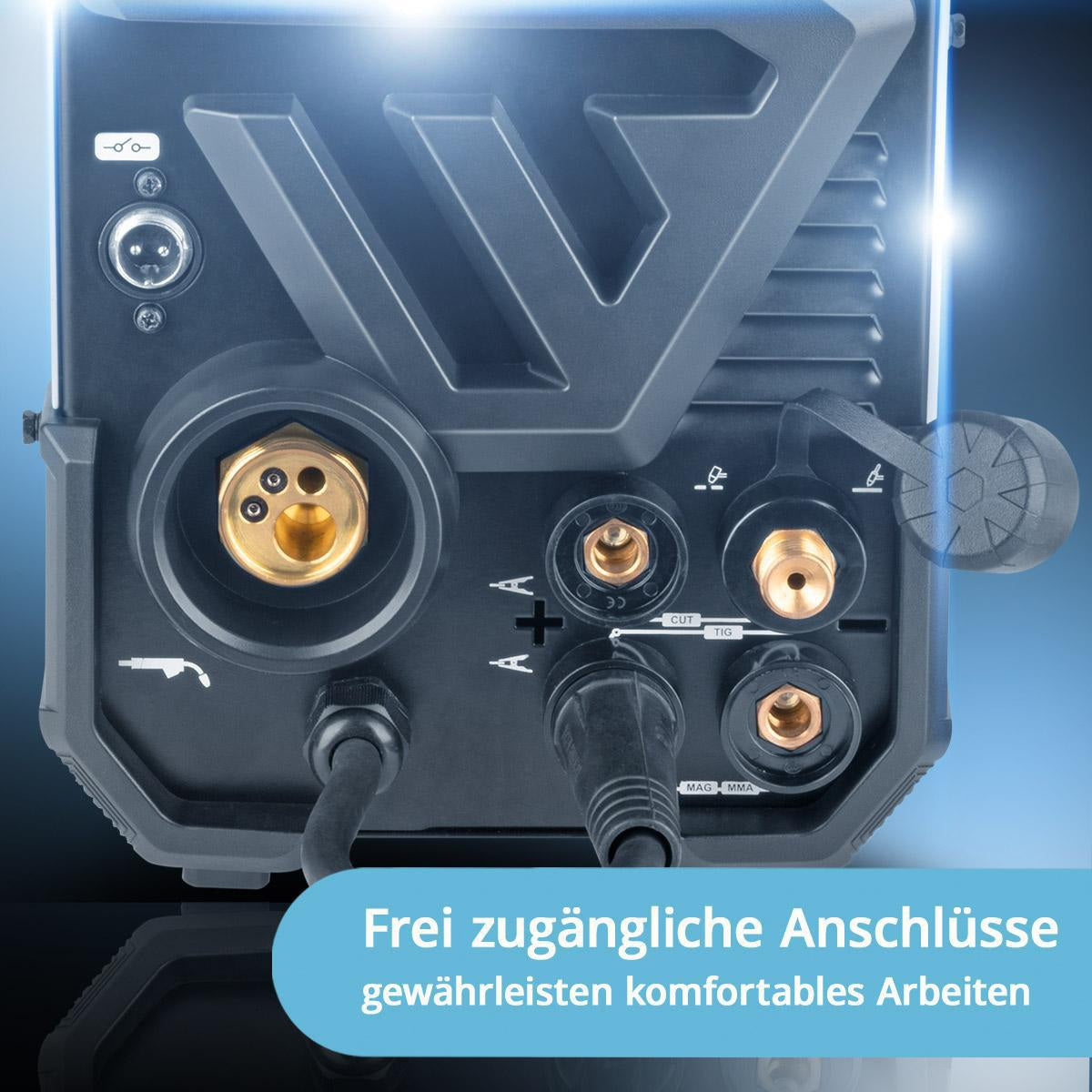 STAHLWERK CTM-416 PULS Pro Inverterschweißgerät 6-in-1 mit 160 A und Plasma-Schneider