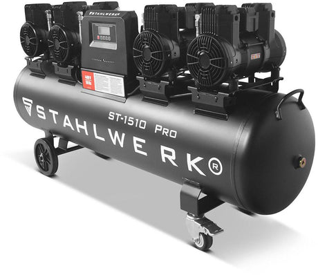 STAHLWERK Kompressor ST-1510 Pro 1000 l/min 10 bar 150 l ölfrei Brushless