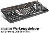 STAHLWERK Werkzeugmodul 186-teilig Steckschlüssel- und Bit-Satz aus Chrom-Vanadium-Stahl
