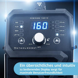 STAHLWERK MIG MAG 160 M Schutzgasschweißgerät – 160 A, 230 V, IGBT, 4-in-1 Inverter