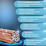 STAHLWERK Schweißstäbe ER70S-G3 Ø 1,6 mm Stahl – 1 kg WIG-Schweißzusatz für präzise Verbindungen