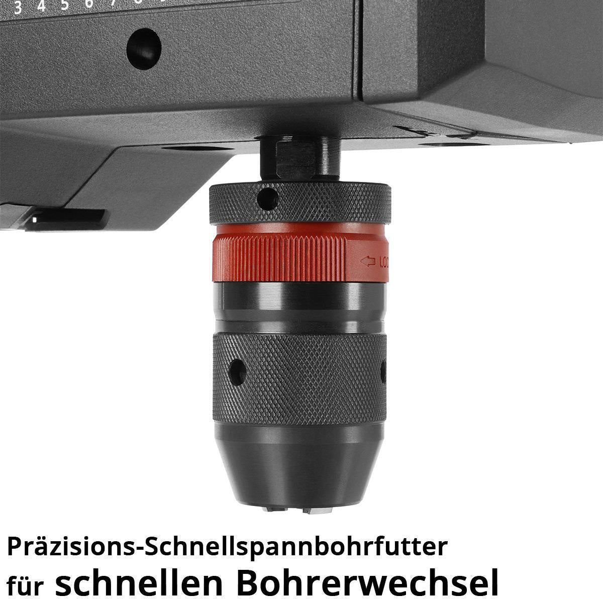 STAHLWERK MBD-800 ST Tischbohrmaschine – 800 W, Digitaldrehzahl, Lasermarkierung