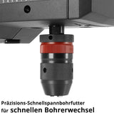 STAHLWERK MBD-800 ST Tischbohrmaschine – 800 W, Digitaldrehzahl, Lasermarkierung