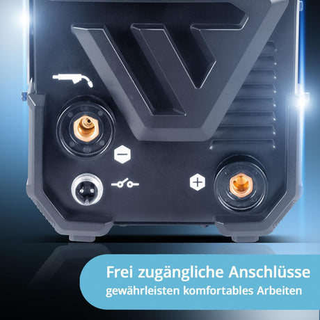 STAHLWERK Fülldrahtschweißgerät Mini FLUX 120 ST Digital mit Zubehör 20-120 A