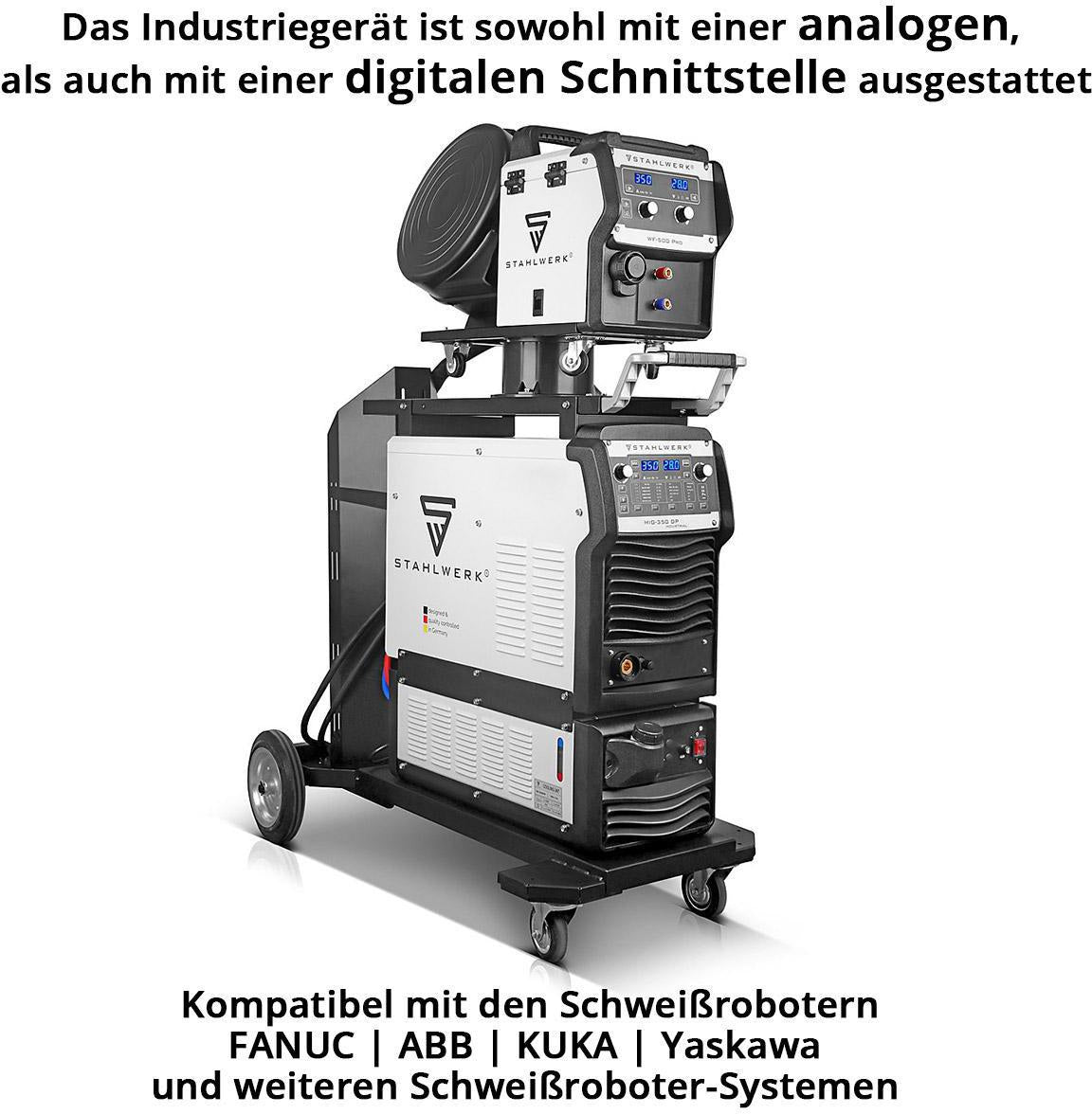 STAHLWERK MIG MAG 350 DP IGBT Schutzgasschweißgerät 350 A wassergekühlt