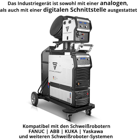 STAHLWERK MIG MAG 350 DP IGBT Schutzgasschweißgerät 350 A wassergekühlt