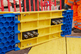 OXFORD Grabenbrücke LowPro® 15/05 Road Plate gelb-blau 1500x500 mm 44 t für sichere Grabenüberquerung