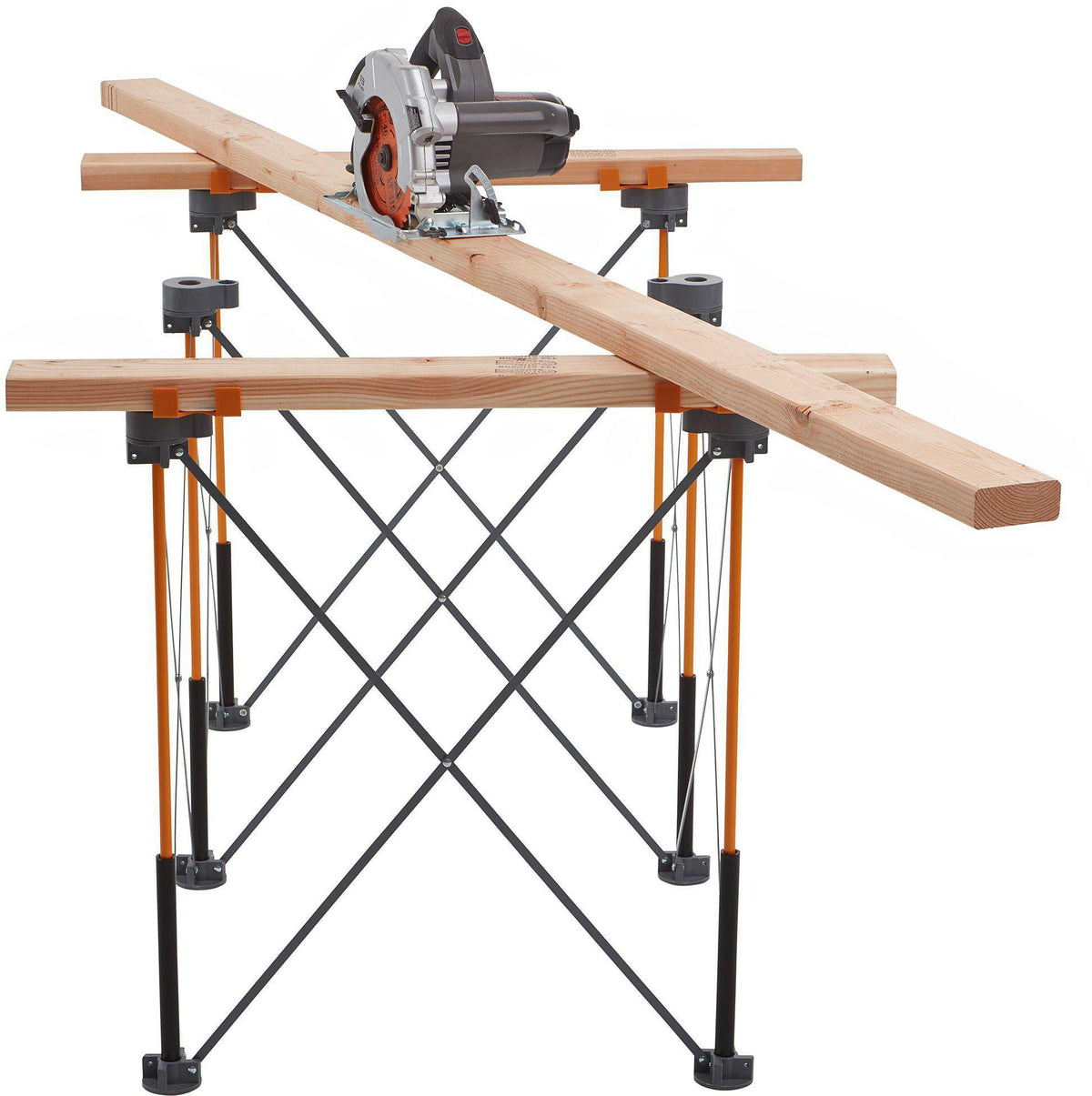 OX TOOLS BORA Centipede CK6S Untergestell – Tragfähigkeit 1133 kg, 124 x 64 x 76 cm