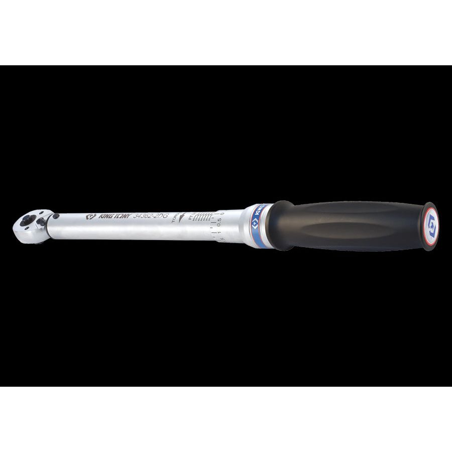 KING TONY Profi-Werkzeuge - 3/8" Industrie Drehmomentschlüssel, Umschaltratsche - 20-100Nm 343622DG