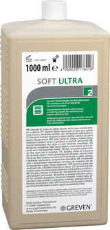 GREVEN SOFT ULTRA Spezialhandreinigung 1 l – Naturreibemittel für stark haftende Verschmutzungen