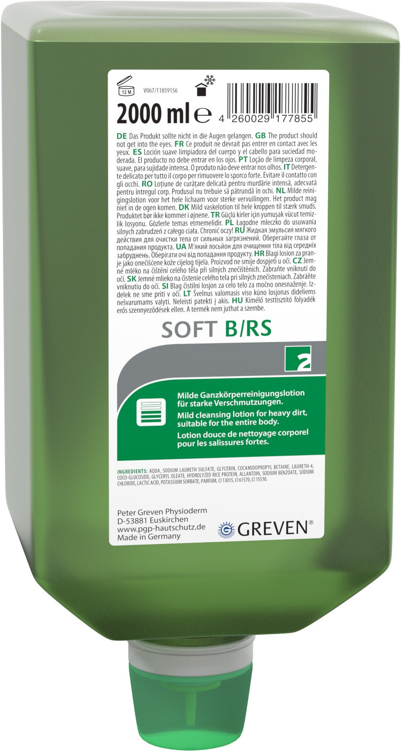 GREVEN SOFT B/RS Hautreinigungslotion 250 ml – für mittlere bis starke Verschmutzungen