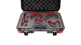 KROFtools Federspanner-Set für McPherson-Federbeine, 5-teilig - 2637 - K-2637