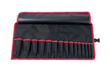 PARAT Werkzeugrolltasche 8 Fächer 410x330 mm Nylon schwarz/rot – Steckverschluss