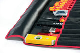 PARAT Werkzeugrolltasche 8 Fächer 410x330 mm Nylon schwarz/rot – Steckverschluss
