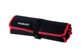 PARAT Werkzeugrolltasche 8 Fächer 410x330 mm Nylon schwarz/rot – Steckverschluss