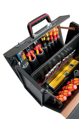 PARAT Werkzeugtasche TOP-LINE Plus CP-7 24 l Rindsleder mit ABS-Seitenteilen