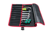 PARAT Werkzeugrolltasche 8 Fächer 410x330 mm Nylon schwarz/rot – Steckverschluss
