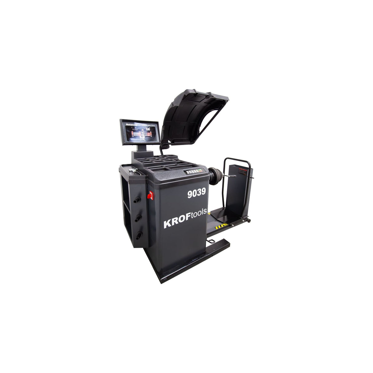 KROFtools Reifenwuchtmaschine für LLKW und LKW Felgendurchmesser: 13-24“ Felgenbreite: 5,5-20“ - 9039
