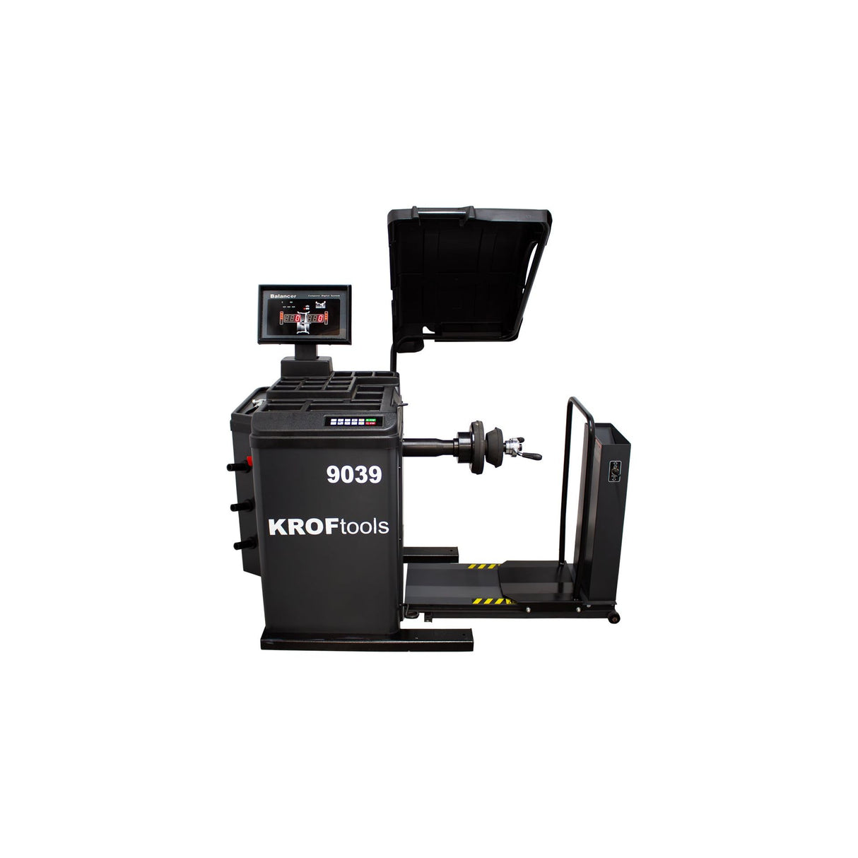 KROFtools Reifenwuchtmaschine für LLKW und LKW Felgendurchmesser: 13-24“ Felgenbreite: 5,5-20“ - 9039