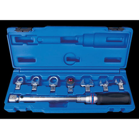 KING TONY Profi-Werkzeuge - Drehmomentschlüssel-Set, Steckkopf 9x12 mm - 8 tlg. 345102D08MR