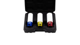 KROFtools 21 mm Schlagschrauber-Stecknuss-Set mit Kunststoffschutz, 3-teilig (17 / 19 ) 7003 K-7003