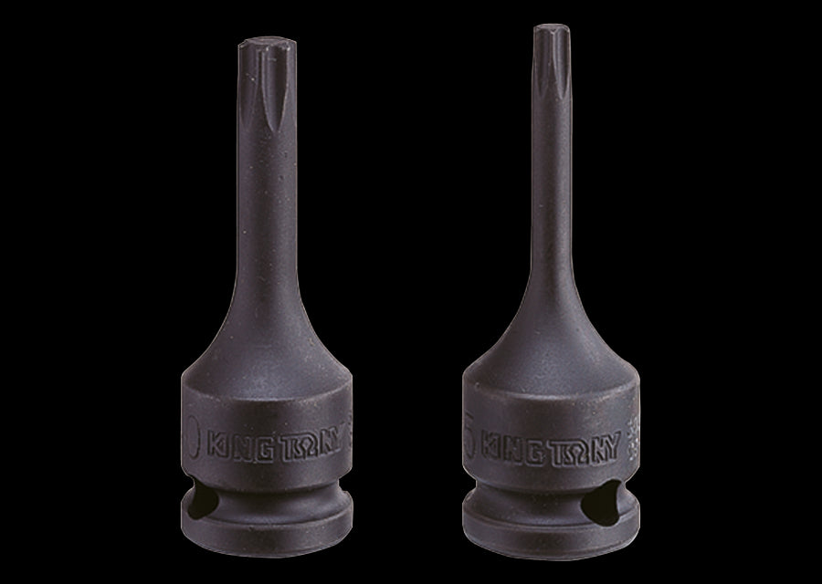 KING TONY Profi-Werkzeuge - 3/8" TORX® Kraft-Bitsteckschlüssel, 55 mm - T27 305327