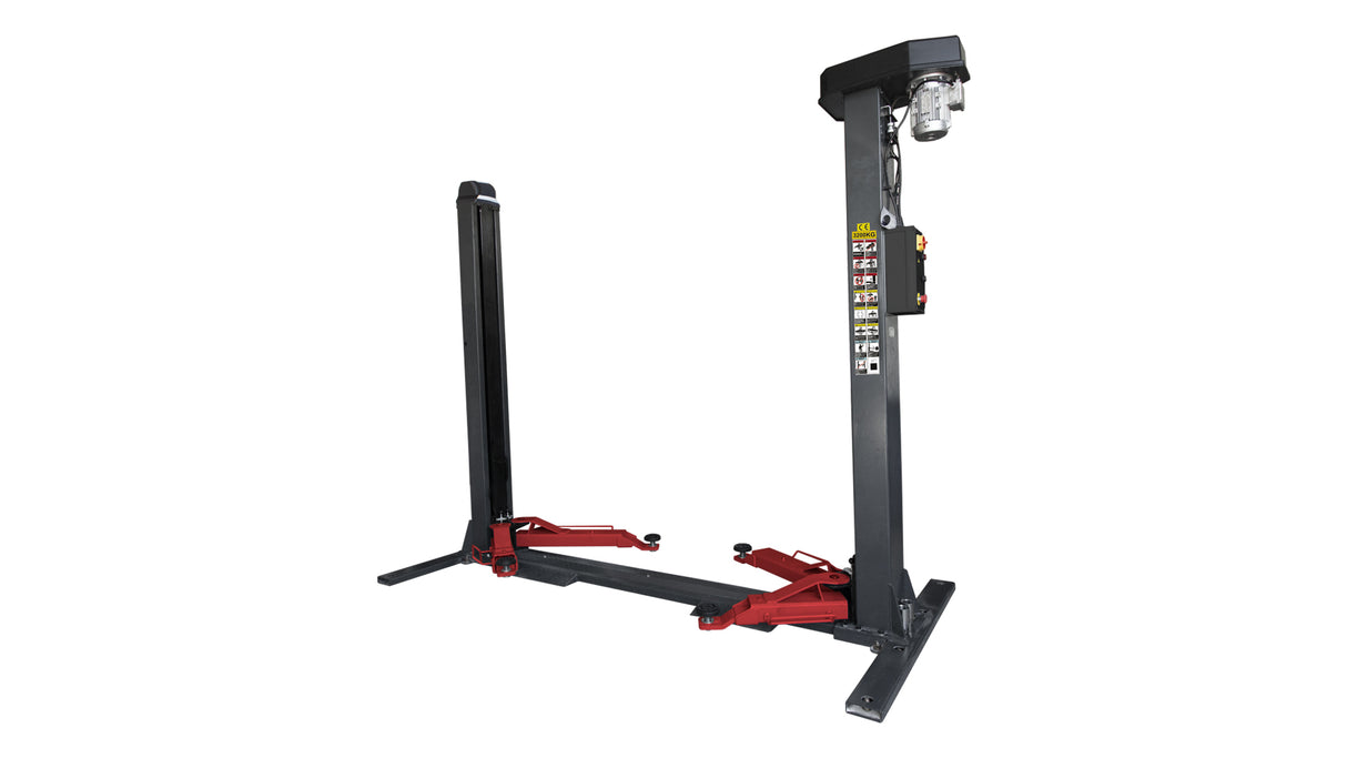KROFtools 3,2 t 2-Säulen-Hebebühne Spindel - 400 V Typ-H 1 Motor - 9845