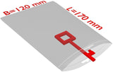 TRANSPAK Druckverschlussbeutel mit Eurolochung 100x150mm, 50µm PE transparent
