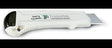 TRANSPAK Cuttermesser mit Abbrechklinge – Weißes Universalmesser mit Anti-Rutsch-Gehäuse