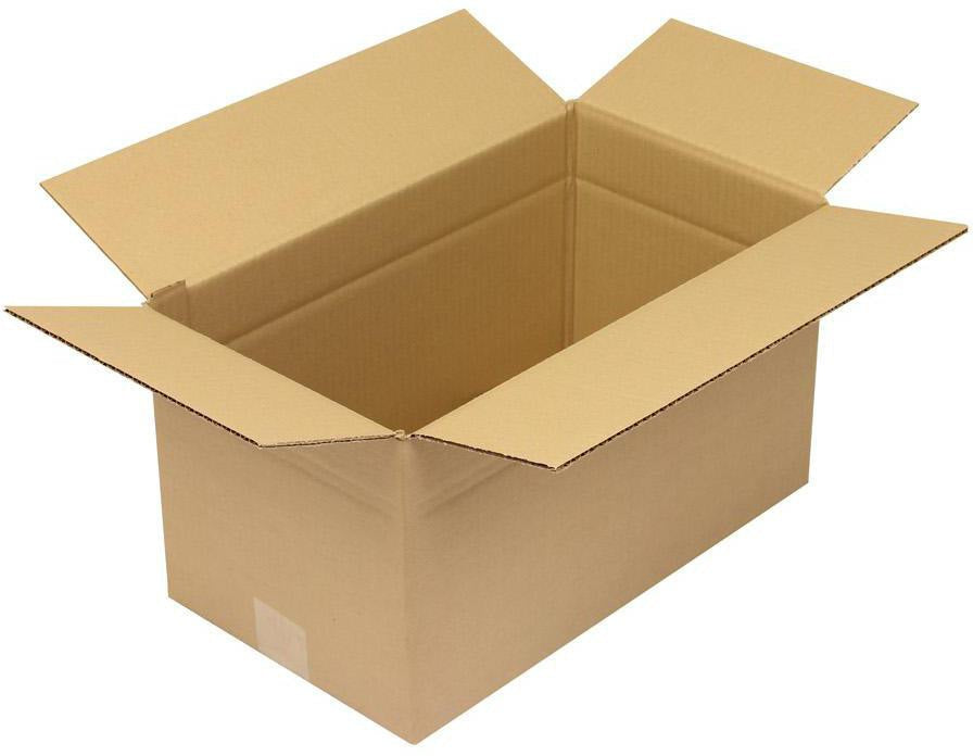 TRANSPAK Faltkarton 1-wellig 400x250x150 mm Qualität 1.30 C braun – 25 Stück